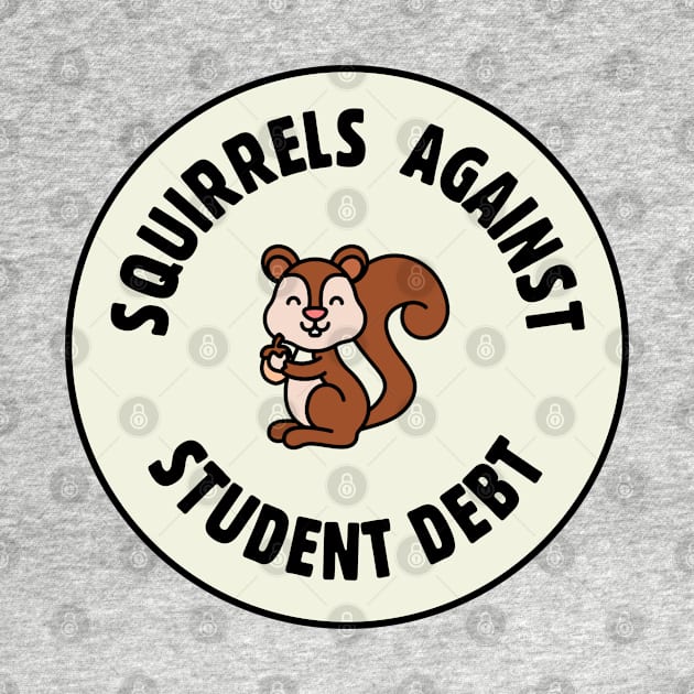 Squirrels Against Student Debt - College Debt by Football from the Left